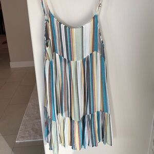O’NEILL Striped Swim Cover Up Dress